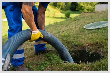 Vacuum Pipe in Septic Tank