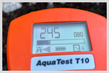 Aqua Test T10 245 Readout