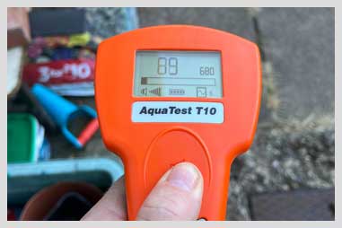 Aqua Test T10 89 Readout