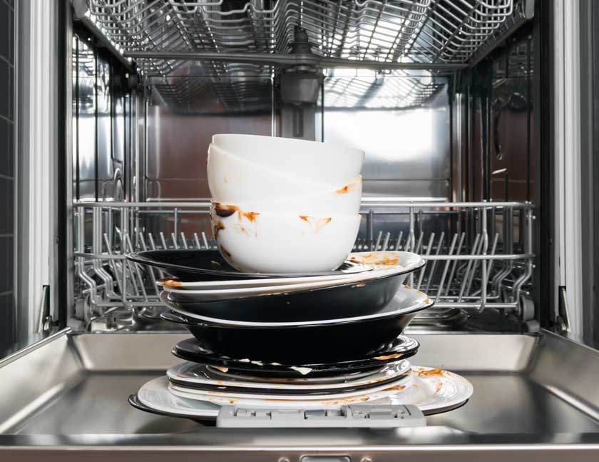 Dirty Dishwasher Plates