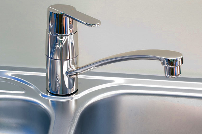 A sink tap