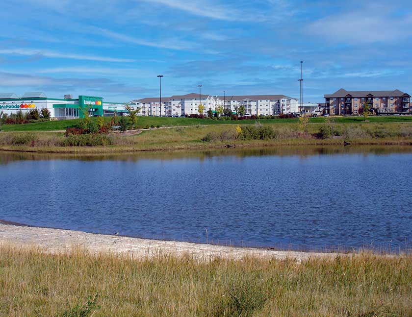 attenuation pond canada