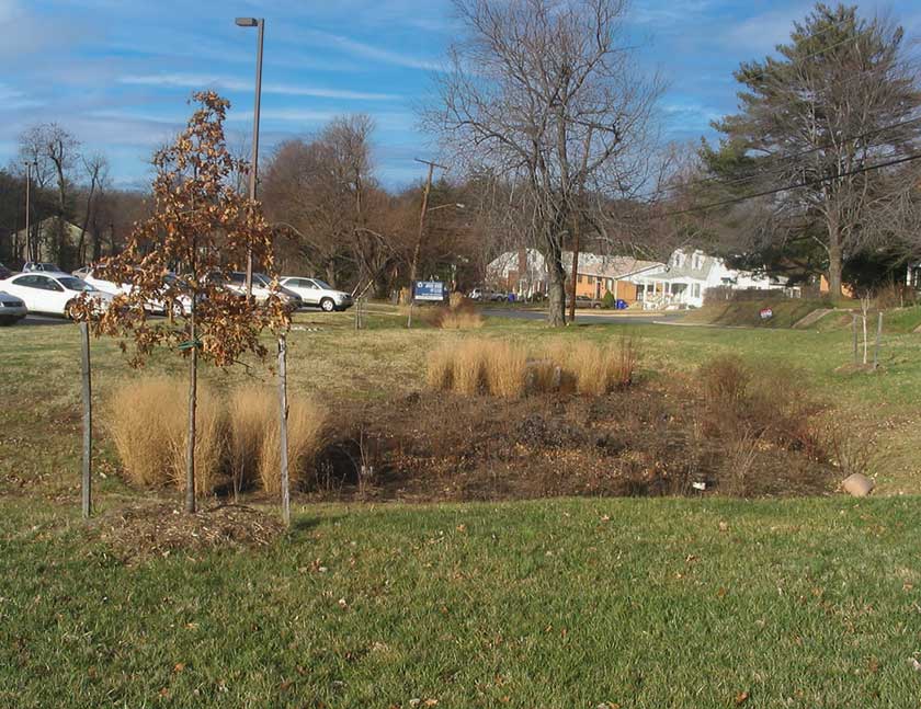 attenuation ponds alternative bioretention basin