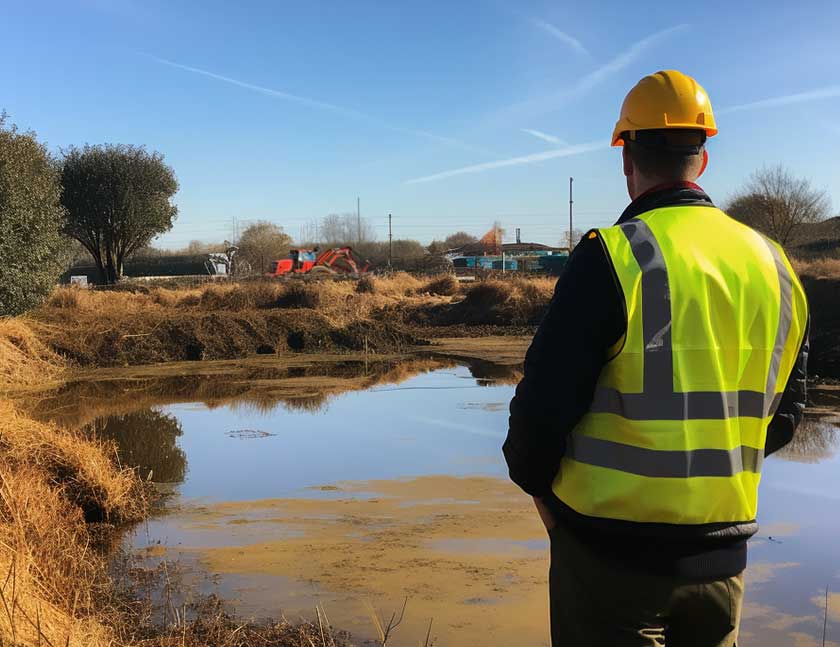 attenuation ponds regular inspections