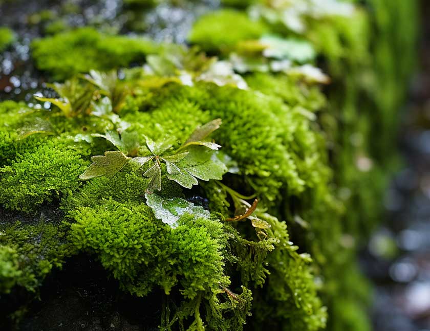 blocked drain pipe causes moss