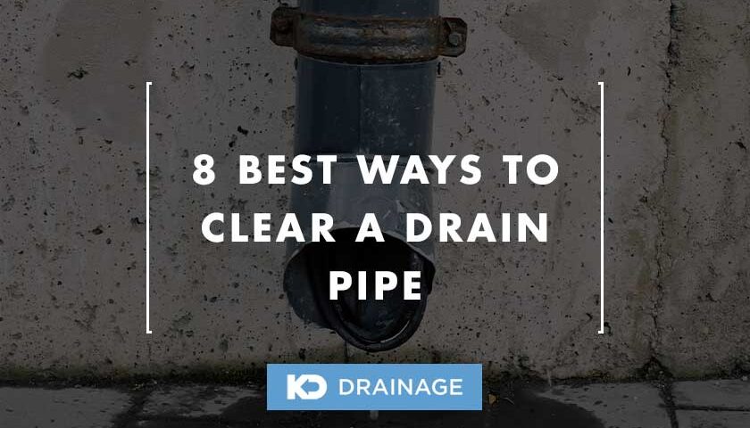 best ways to clear drain pipe