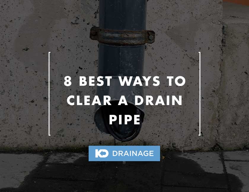 best ways to clear drain pipe