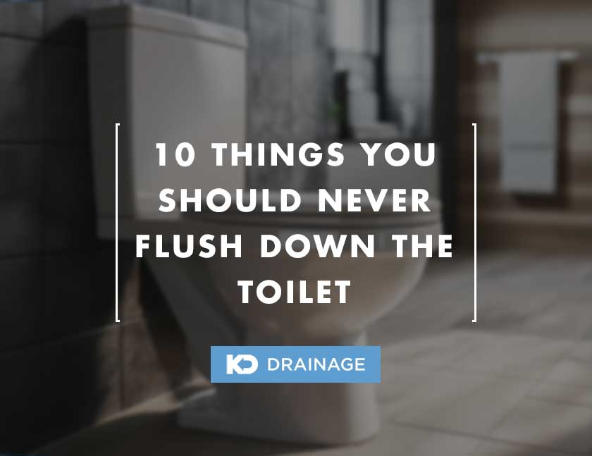 never flush down the toilet